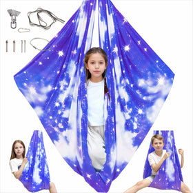 CHNPU Sensory Swing with 360° Swivel Hanger for flexible setup and play.