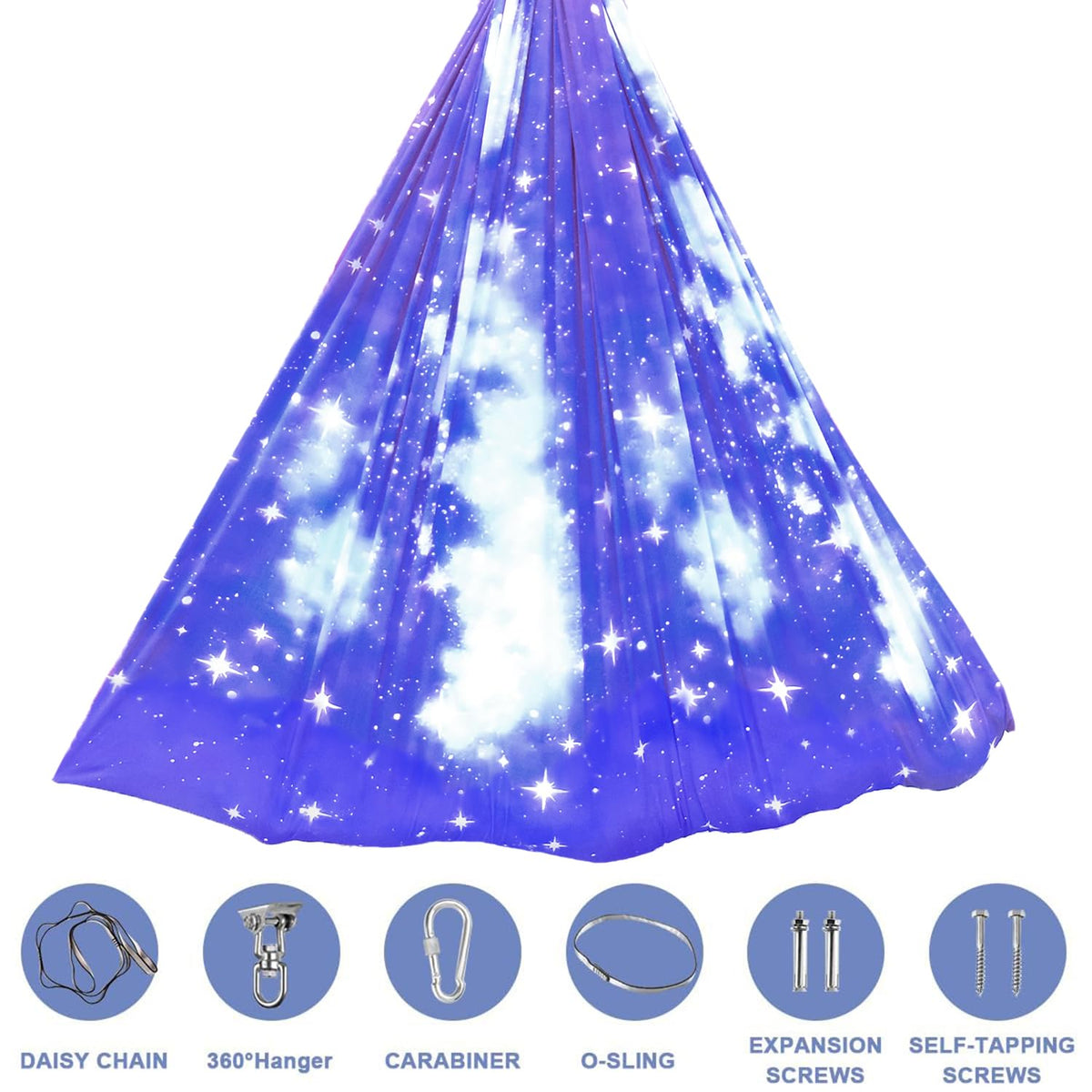CHNPU Sensory Swing is suitable for indoor and outdoor setups.