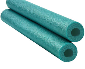Chochkees dark green 52-inch pool noodle front view for buoyant lounging