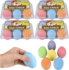 Chochkees Easter egg chalk six colors for kids' handheld outdoor art