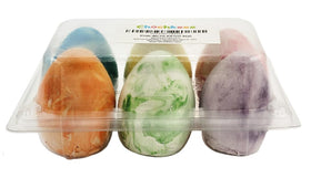 Egg-shaped chalks are perfect for repeat use, drawing, and color-filled memories.