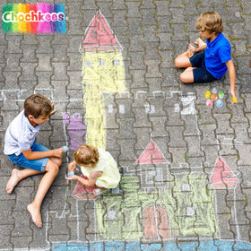 Chochkees 2.5-inch size fits in baskets and classrooms for quick art.