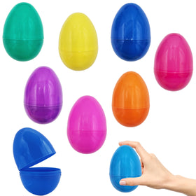 Chochkees fillable Easter egg hinge closed 3-inch for easy filling and quick hunting.
