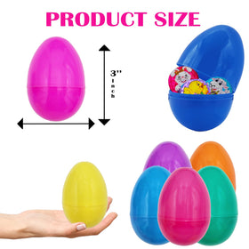 Chochkees fillable Easter egg hinge open 3-inch for effortless surprise reveals.