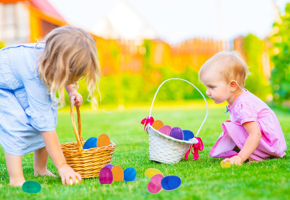 Chochkees fillable eggs for hiding candies and small toys at celebrations.