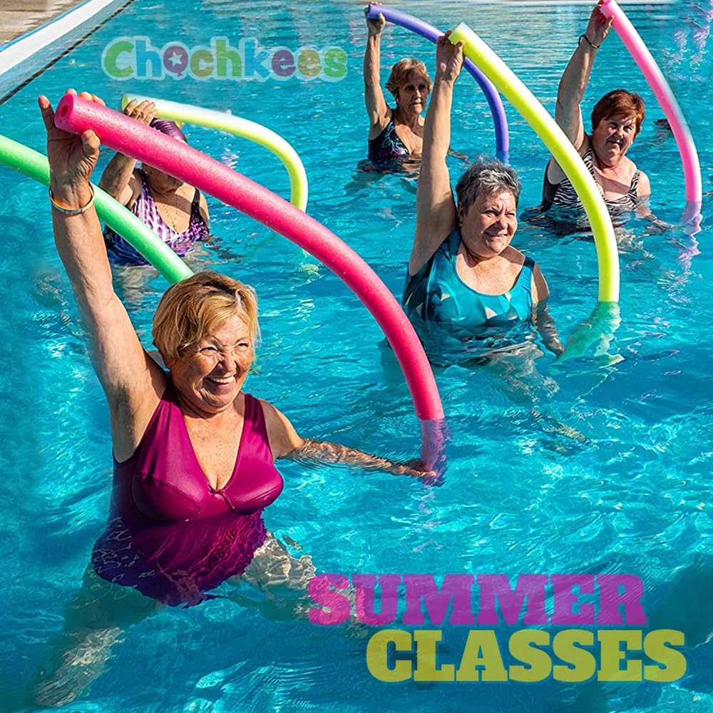 Chochkees orange 52-inch floating noodle for pool time