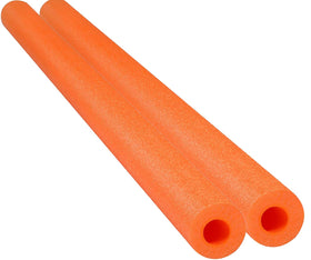 Chochkees orange floating noodle for pool lounging and buoyant support.