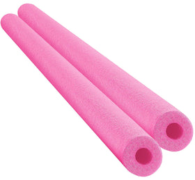 Chochkees pink 52-inch floating pool noodle provides buoyant support for lounging in the pool.