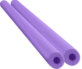 Chochkees 52-inch purple pool noodle provides buoyant support for pool lounging.