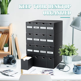 Cholemy black corrugated box sturdy and ideal for card collections