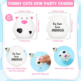 Cholemy graduation cow toy for car gift and celebration