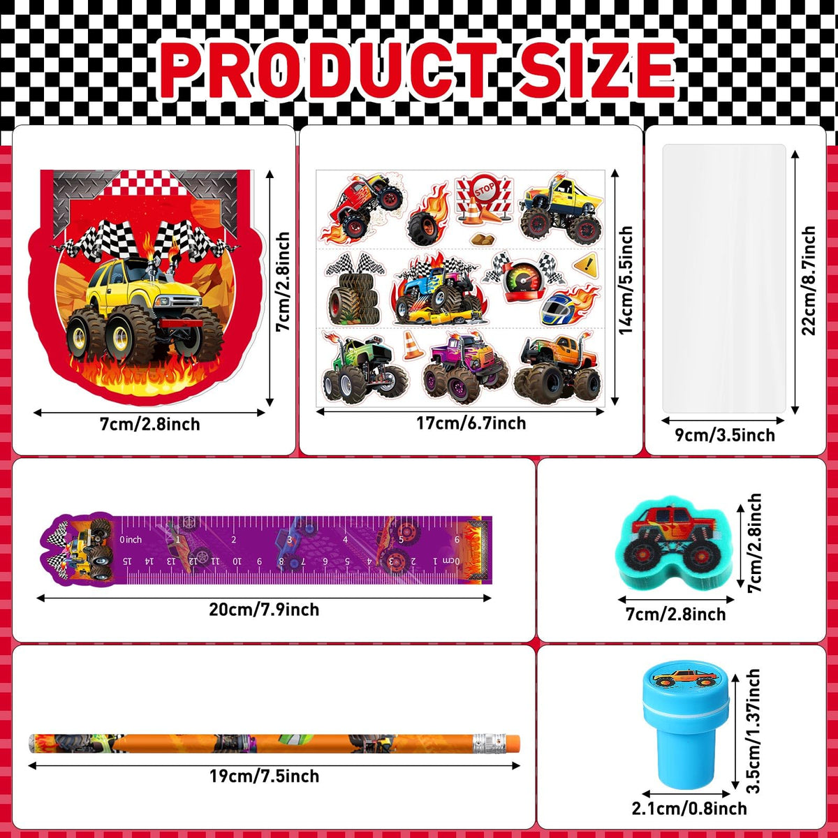 Cholemy monster truck pencils add color to classroom writing.