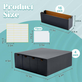 Cholemy storage box with 70 dividers enabling precise card organization