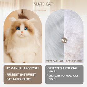 Chongker Interactive Robot Cat with a child encourages imaginative care and empathy