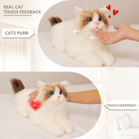Chongker Interactive Robot Cat movement in action demonstrates responsive play interactions