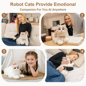 Chongker robot cat head and tail movement adds lifelike expression