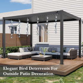 CHONOVO 6-piece kit with 360-degree hooks protects windows and decks