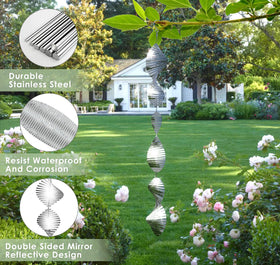 CHONOVO easy-install wind spinners for decks, roofs, and yards.