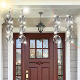 CHONOVO bird deterrents hanging hooks enable flexible placement and easy setup.