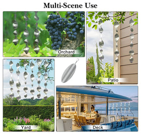 CHONOVO reflectors protect orchard fruit trees from birds.