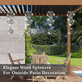CHONOVO stainless steel reflectors resist weather while brightening patios and orchards.