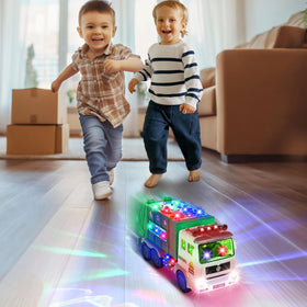 Choopheme garbage truck toy uses safe materials with smooth edges for little hands