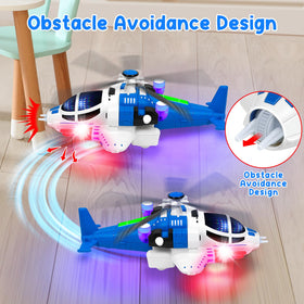 Choopheme helicopter toy with lights and sounds captivates toddlers during play
