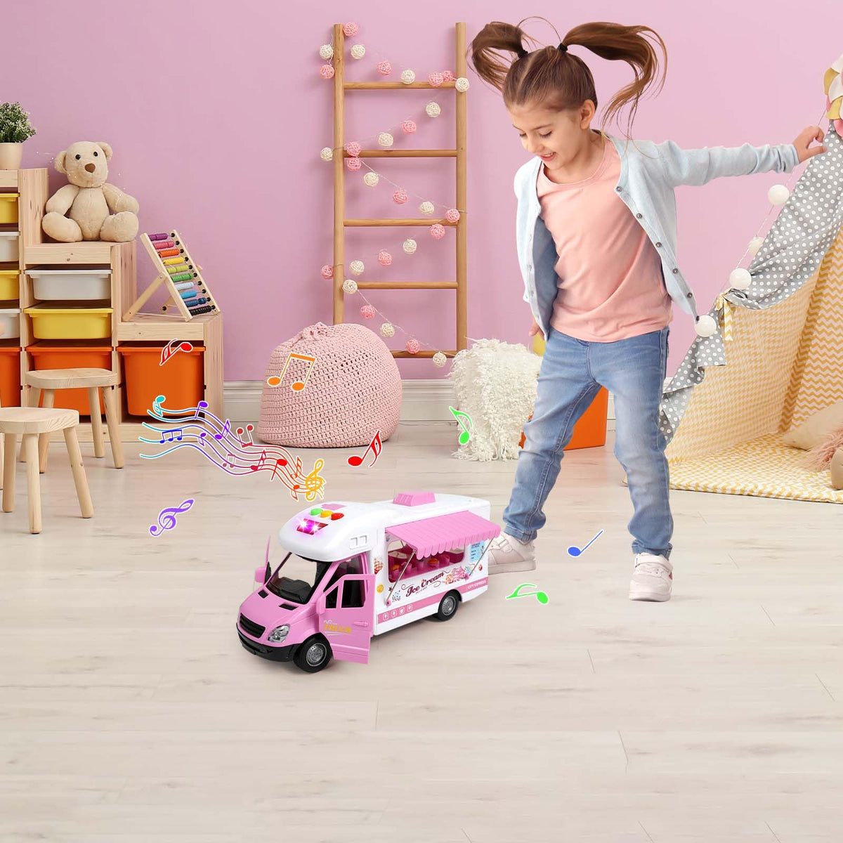 Choopheme Ice Cream Truck Toy gift-packaged for birthdays or holidays.