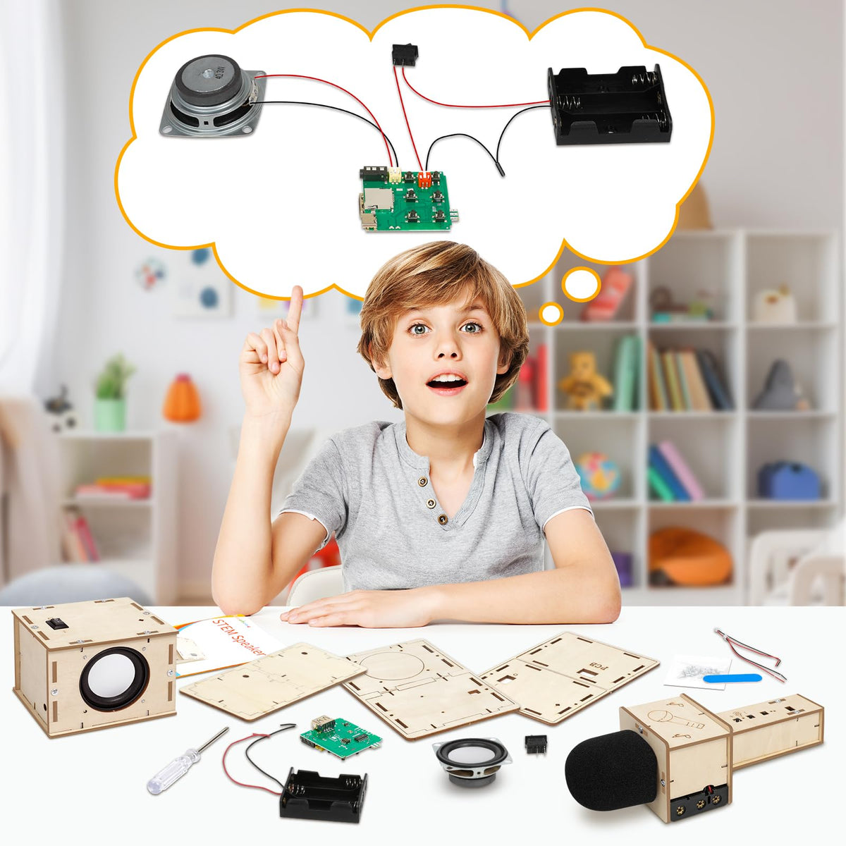 Choopheme Stem Projects portable design makes learning possible anywhere.