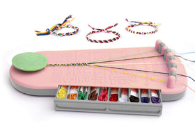 Macaroon pink color option adds playful style.