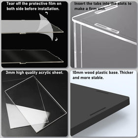 Choowin dustproof enclosure minimizes dust and UV exposure.