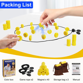 CHORYNLYRA magnetic chess adjustable ropes to customize difficulty