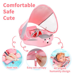 ChowYeey Mambobaby Float adorable design makes pool time fun.