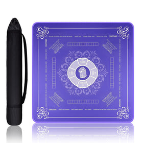 Chriari Mahjong Mat provides a spacious 31.5-inch surface for tiles and cards.