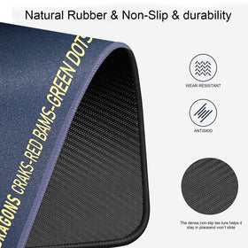 Chriari Mahjong Mat demonstrates easy cleaning and compact storage with the included bag.