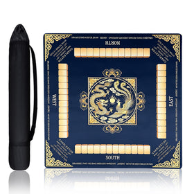 Chriari Mahjong Mat shows a spacious 31.5 by 31.5 inch square surface ideal for mahjong and cards during game night.