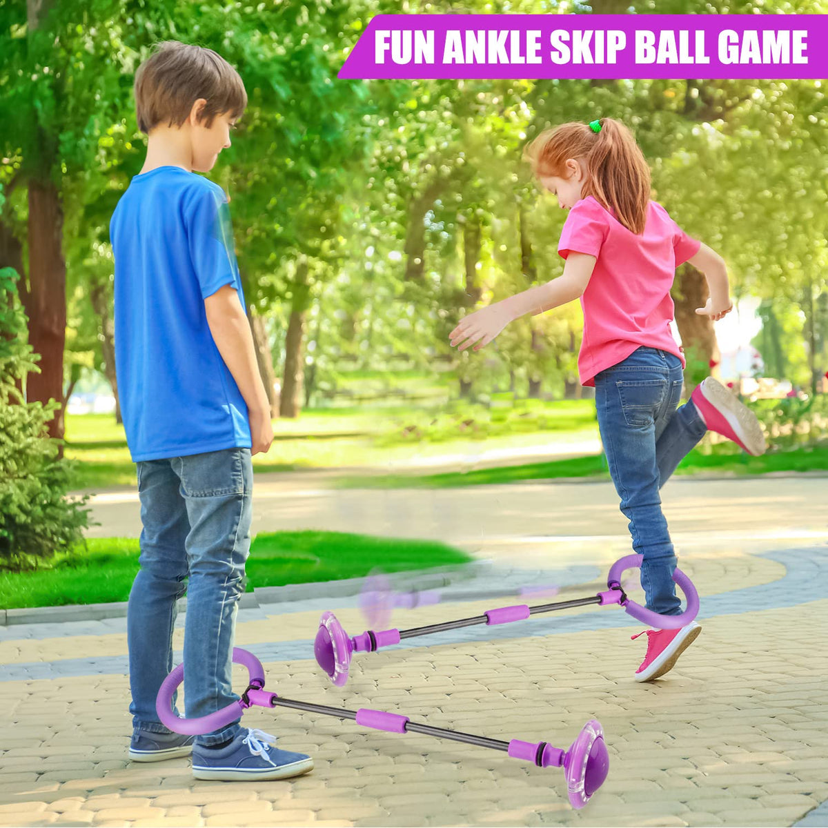 Chridark ankle skip ball shows comfortable ankle band and secure fit.