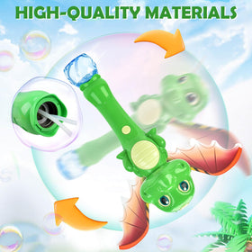 Chridark bubble wand with dual hoses to reduce leaks and boost bubble output
