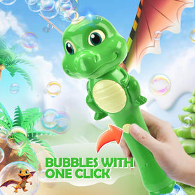 Chridark Dinosaur Bubble Wand ideal for outdoor play and park adventures