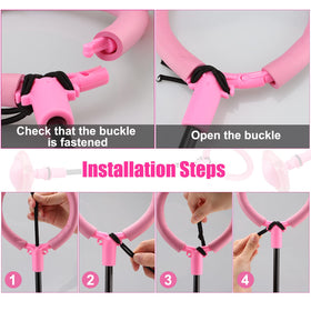 Durable PP and PVC construction supports active kids and adults.