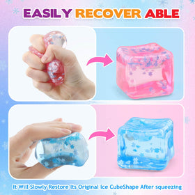 Chridark hand-squeeze ice cube close-up demonstrates sensory squeezing benefits.