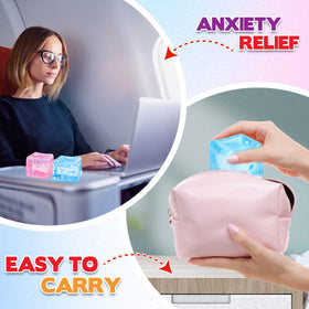 Chridark ice cube fidget desk use promotes focus during work or study.