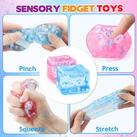 Chridark ice cube fidget fragrance and snowflakes for sensory calm.