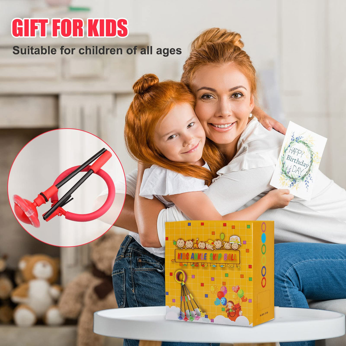 Chridark skip ball suitable for indoor and outdoor use for versatile fun