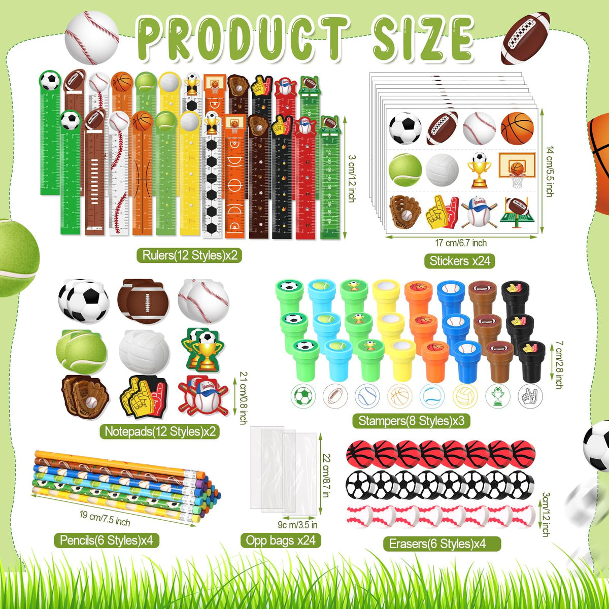 Chrisfall sport pencils ideal for themed games and gift bags.