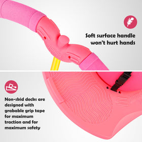 Christoy pogo board with traction grip ensures stable landings