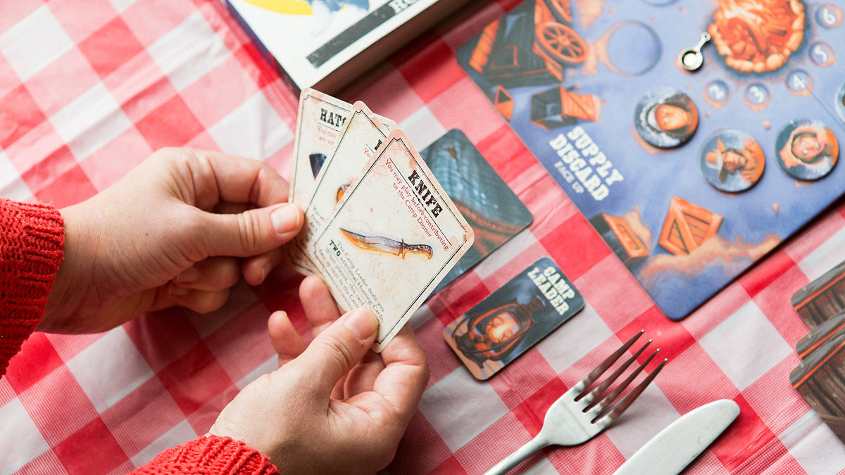 Chronicle Books Donner Dinner Party setup and variant rules for extra replay