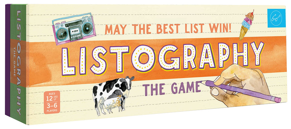 Chronicle Books Listography: The Game board for social, engaging play.
