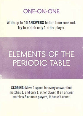 Listography list pads help players capture ideas neatly.