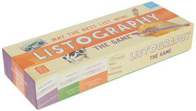 Listography: The Game topic cards spark creative lists and laughter.